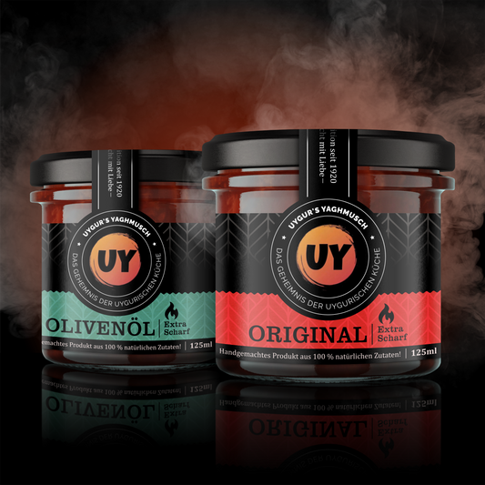 Uygur's Yaghmusch®  Bundle – Original & Olivenöl Extra Scharf